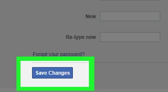 تغییر رمز عبور اکانت فیسبوک | مشاوره کامپیوتری