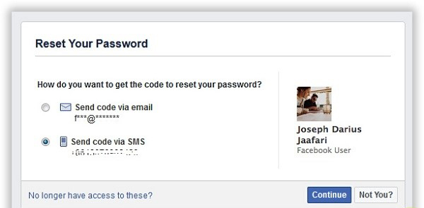 ریست رمز عبور اکانت فیسبوک | خدمات کامپیوتری رایانه کمک