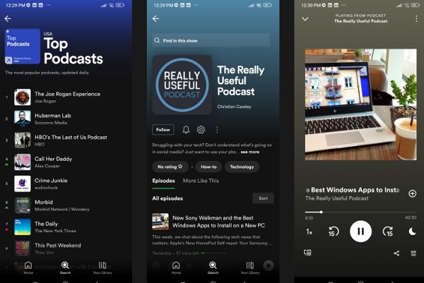 (بهترین برنامه پخش پادکست Spotify| کمک کامپیوتر تلفنی)