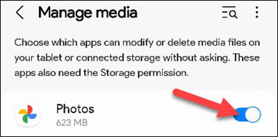 دسترسی حذف تصاویر Google Photos  - ارتباط با کارشناسان کامپیوتری